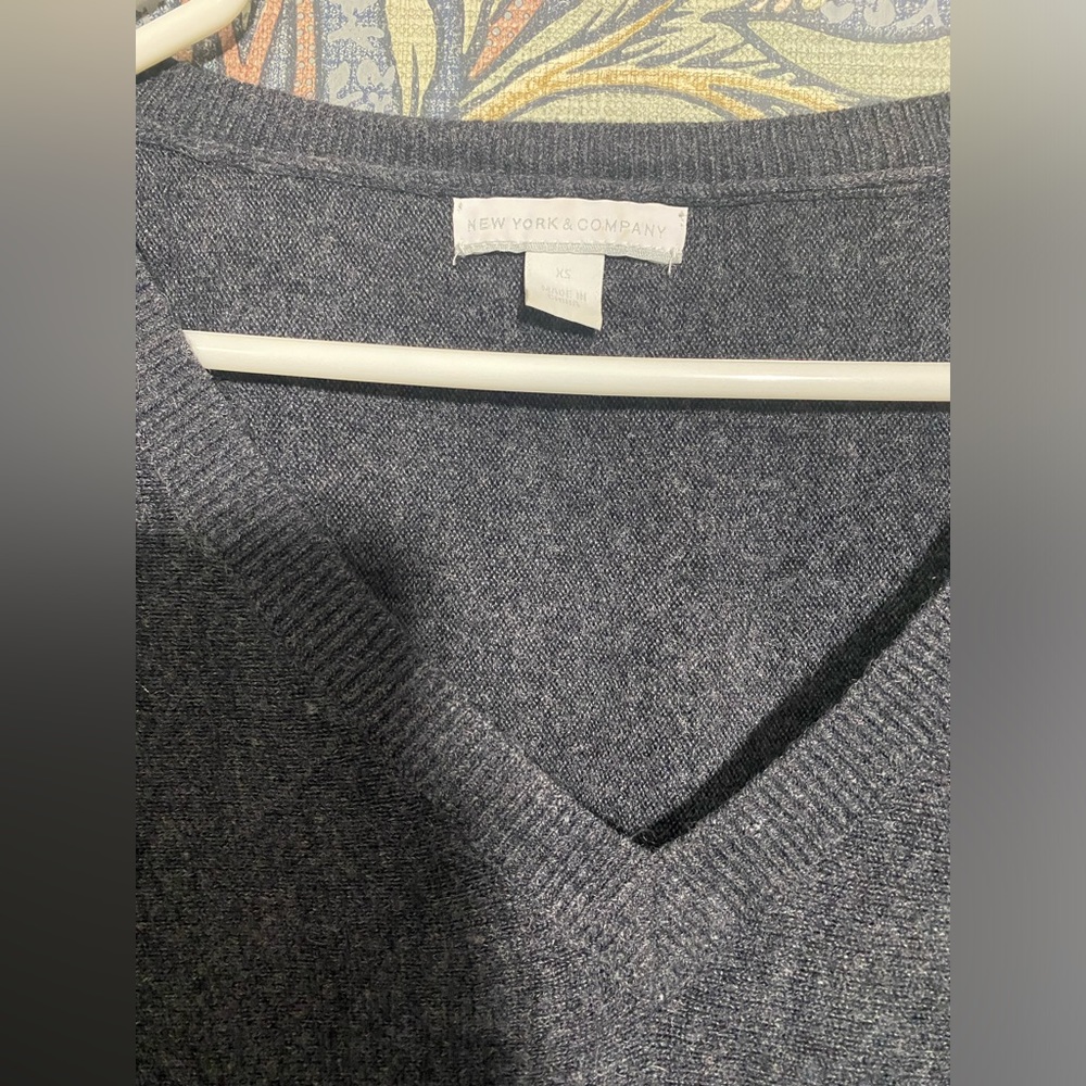 New York & Company Dark Gray Long Sleeve Dress - Picture 5 of 5